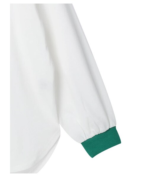 Green Parks(グリーンパークス)の「・novem 9 リンガーロゴロンT(トップス・レッド/ライムグリーン/グリーン/ネイビー・F)」の19枚目の写真