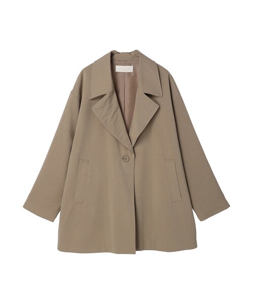 Green　Parks（グリーンパークス）の「Big テーラードジャケット（ジャケット/アウター・ダークグレー/ベージュ・F）」の18枚目の写真