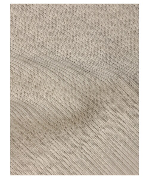 earth music&ecology（アースミュージックアンドエコロジー）の「ランダムリブ2wayタンクトップ（トップス・オフホワイト/ライトグレー/ブラック/ライトベージュ・S/M）」の14枚目の写真