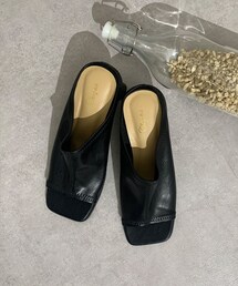 Chez toi | シームステッチヒールサンダル(サンダル)