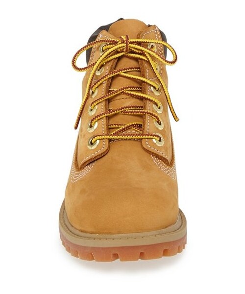 Timberland（ティンバーランド）の「Timberland '6 Premium' Waterproof Leather Boot (Walker & Toddler)（その他パンツ・キッズ・Wheat Nubuck・Toddler 11.5 M/Toddler 12 M/Toddler 11.5 W/Toddler 8.5 M/Toddler 10.5 M/Toddler 9 M/Toddler 8 M/Toddler 10 M/Toddler 9.5 M/Toddler 11 M）」の2枚目の写真
