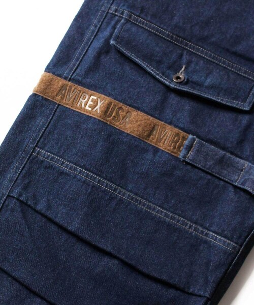 AVIREX(アヴィレックス)の「【WEB&DEPOT限定】テーピング アジャスト パンツ/TAPING ADJUST PANTS(パンツ・メンズ・BLACK/OLIVE/INDIGO・M, L, XL, XXL)」の8枚目の写真
