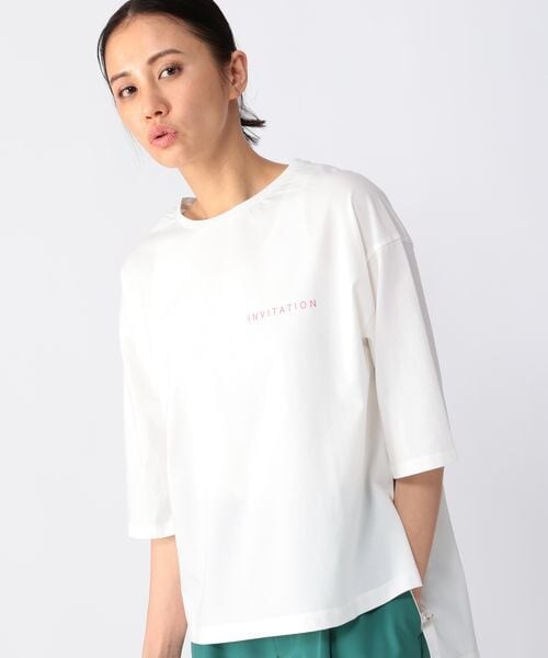 BARNYARDSTORM（バンヤードストーム）の「SOUTH WESTロゴT（トップス・レディース・ホワイト10/グレージュ14・S(0)/M(1)/(WEB限定) L(2)）」の8枚目の写真