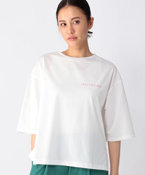 BARNYARDSTORM（バンヤードストーム）の「SOUTH WESTロゴT（トップス・レディース・ホワイト10/グレージュ14・S(0)/M(1)/(WEB限定) L(2)）」の7枚目の写真