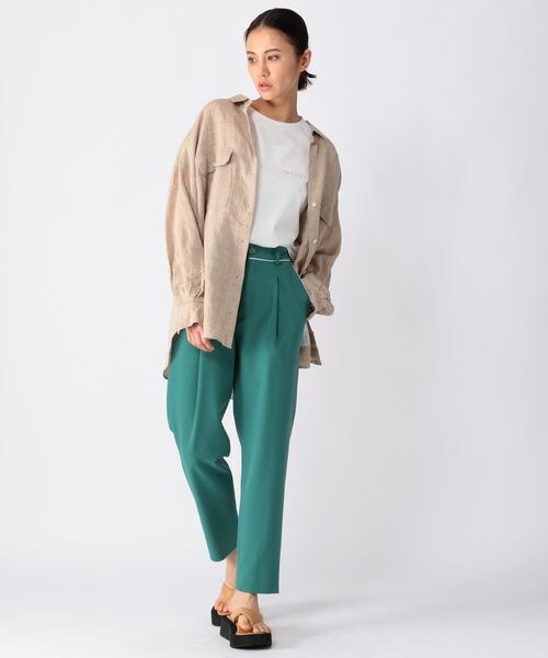 BARNYARDSTORM（バンヤードストーム）の「SOUTH WESTロゴT（トップス・レディース・ホワイト10/グレージュ14・S(0)/M(1)/(WEB限定) L(2)）」の5枚目の写真