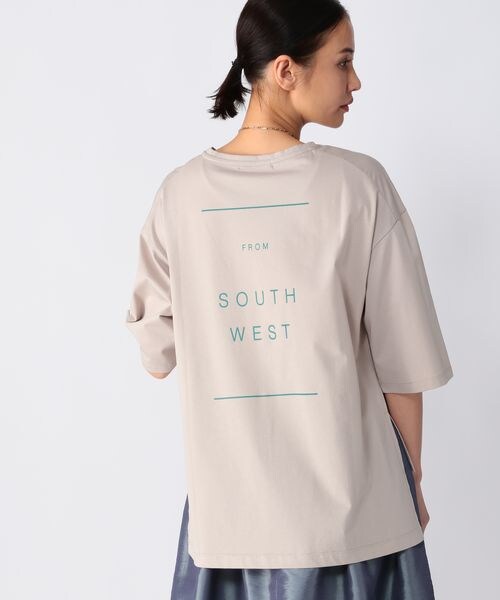 BARNYARDSTORM（バンヤードストーム）の「SOUTH WESTロゴT（トップス・レディース・ホワイト10/グレージュ14・S(0)/M(1)/(WEB限定) L(2)）」の15枚目の写真