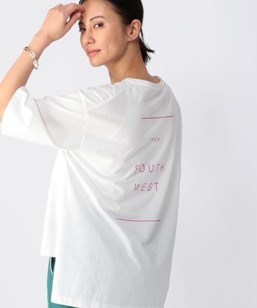BARNYARDSTORM（バンヤードストーム）の「SOUTH WESTロゴT（トップス・レディース・ホワイト10/グレージュ14・S(0)/M(1)/(WEB限定) L(2)）」の9枚目の写真