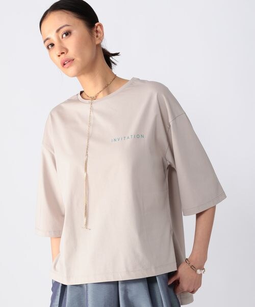 BARNYARDSTORM（バンヤードストーム）の「SOUTH WESTロゴT（トップス・レディース・ホワイト10/グレージュ14・S(0)/M(1)/(WEB限定) L(2)）」の13枚目の写真