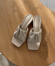 CAPRICIEUX LE'MAGE | ギャザーミュールサンダル(サンダル)