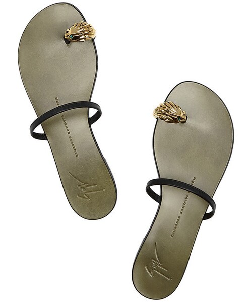Giuseppe Zanotti(ジュベッゼサノッティ)の「Giuseppe Zanotti Embellished leather sandals(サンダル・レディース・Black・IT35/IT35.5/IT36/IT36.5/IT37/IT37.5/IT38/IT38.5/IT39/IT39.5/IT40/IT40.5/IT41/IT41.5/IT42)」の2枚目の写真