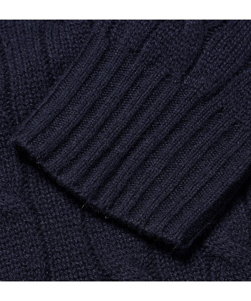 POLO RALPH LAUREN（ポロ ラルフ ローレン）の「Polo Ralph Lauren Cable-Knit Cashmere Sweater（ニット/セーター・メンズ・Blue・XXL/S/M/XL/L）」の5枚目の写真