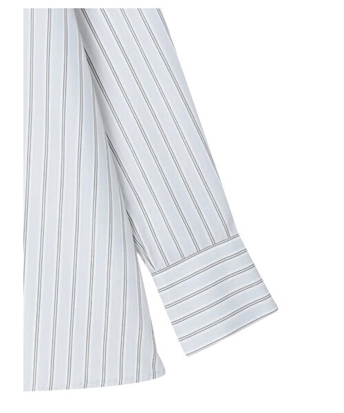 Green　Parks（グリーンパークス）の「スタンドフリルアソートブラウス（トップス・オフホワイト/グレー/ブルー・F）」の5枚目の写真