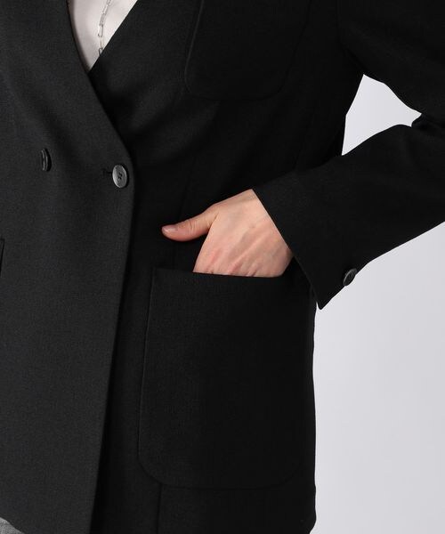 BARNYARDSTORM（バンヤードストーム）の「リネンライクオックスジャケット（ジャケット/アウター・レディース・オフホワイト11/ブラック19・S(0)/M(1)）」の20枚目の写真