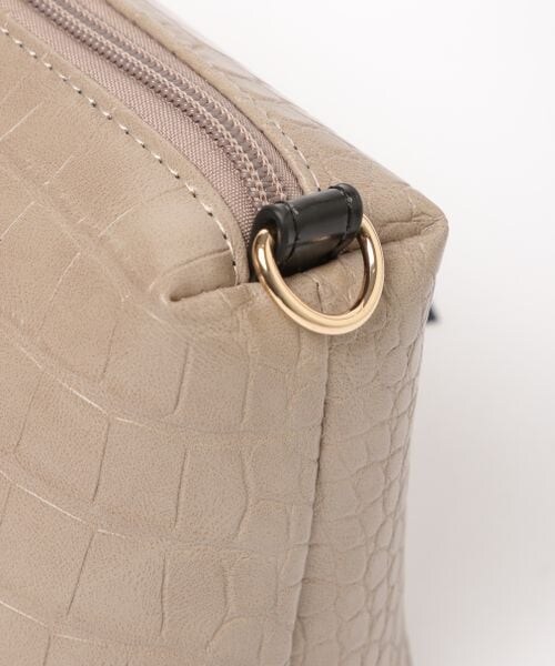 BARNYARDSTORM（バンヤードストーム）の「OUTDOOR PRODUCTS別注/PVCショルダー（バッグ・レディース・グレージュ(クロコ型押し)04/グレーレオパ15・FREE）」の20枚目の写真