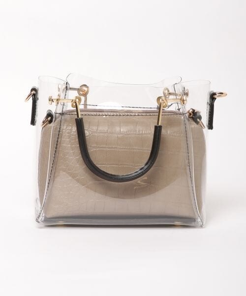 BARNYARDSTORM（バンヤードストーム）の「OUTDOOR PRODUCTS別注/PVCショルダー（バッグ・レディース・グレージュ(クロコ型押し)04/グレーレオパ15・FREE）」の10枚目の写真