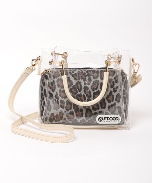 BARNYARDSTORM（バンヤードストーム）の「OUTDOOR PRODUCTS別注/PVCショルダー（バッグ・レディース・グレージュ(クロコ型押し)04/グレーレオパ15・FREE）」の7枚目の写真