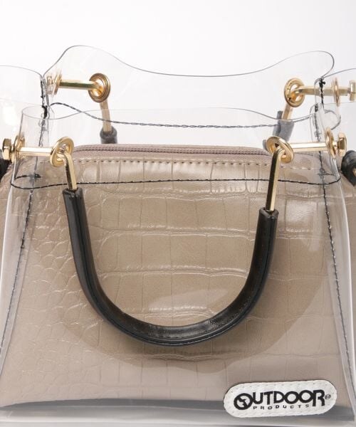 BARNYARDSTORM（バンヤードストーム）の「OUTDOOR PRODUCTS別注/PVCショルダー（バッグ・レディース・グレージュ(クロコ型押し)04/グレーレオパ15・FREE）」の13枚目の写真