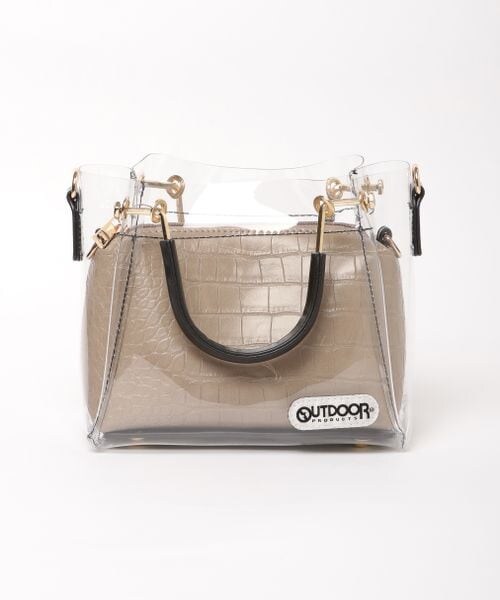 BARNYARDSTORM（バンヤードストーム）の「OUTDOOR PRODUCTS別注/PVCショルダー（バッグ・レディース・グレージュ(クロコ型押し)04/グレーレオパ15・FREE）」の8枚目の写真