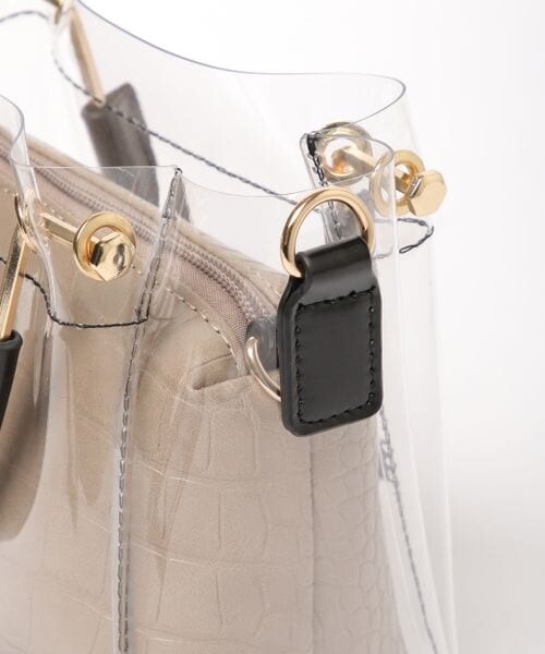 BARNYARDSTORM（バンヤードストーム）の「OUTDOOR PRODUCTS別注/PVCショルダー（バッグ・レディース・グレージュ(クロコ型押し)04/グレーレオパ15・FREE）」の12枚目の写真