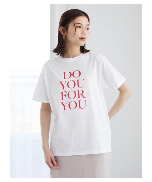 Green　Parks（グリーンパークス）の「【予約】■DO YOU FOR YOU ロゴTEE（トップス・オフホワイト・F）」の5枚目の写真