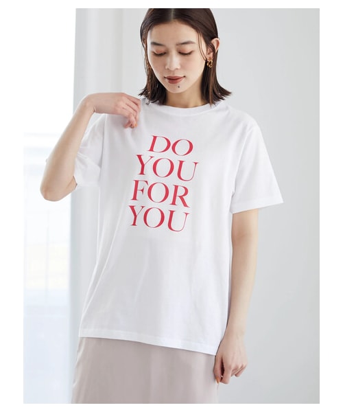Green　Parks（グリーンパークス）の「【予約】■DO YOU FOR YOU ロゴTEE（トップス・オフホワイト・F）」の12枚目の写真