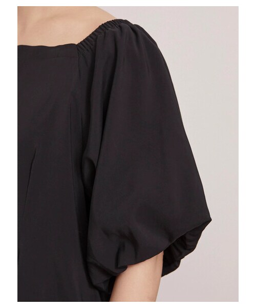 Green Parks(グリーンパークス)の「armonia.デザインショルダーワンピース(ワンピース/ドレス・ブラック/オレンジ/カーキ・F)」の9枚目の写真