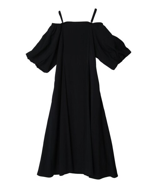 Green Parks(グリーンパークス)の「armonia.デザインショルダーワンピース(ワンピース/ドレス・ブラック/オレンジ/カーキ・F)」の18枚目の写真