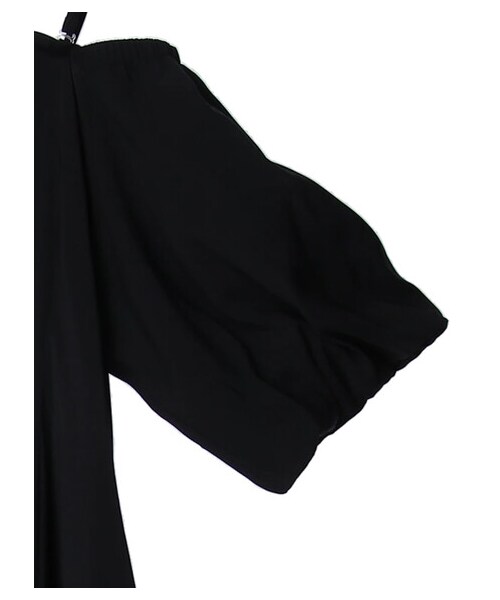 Green Parks(グリーンパークス)の「armonia.デザインショルダーワンピース(ワンピース/ドレス・ブラック/オレンジ/カーキ・F)」の21枚目の写真