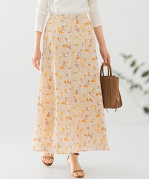 URBAN RESEARCH ROSSO WOMEN | 藝術印花長裙(スカート)