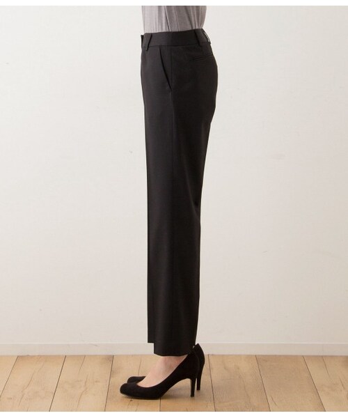 LE JUN（ルジュン）の「SUPER100ギャバパンツ（パンツ・レディース・ブラック/グレー/ネイビー・S/M）」の5枚目の写真