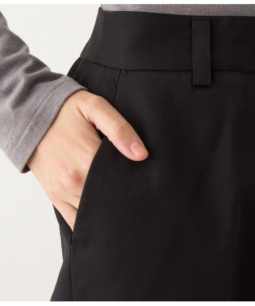 LE JUN（ルジュン）の「SUPER100ギャバパンツ（パンツ・レディース・ブラック/グレー/ネイビー・S/M）」の8枚目の写真