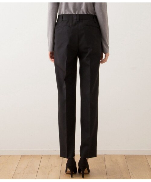 LE JUN（ルジュン）の「SUPER100ギャバパンツ（パンツ・レディース・ブラック/グレー/ネイビー・S/M）」の6枚目の写真