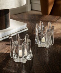 journal standard Furniture （ジャーナルスタンダードファニチャー）の「《予約》【ferm LIVING】GLASS HOLO VASE S キャンドルホルダー ガラス（その他）」