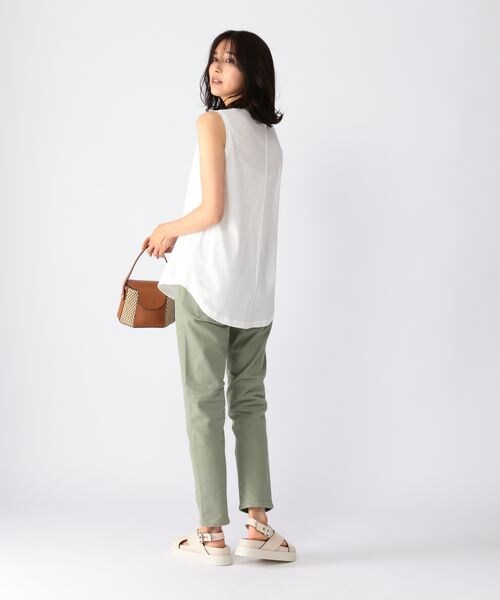 BARNYARDSTORM（バンヤードストーム）の「ドライタッチタンク（トップス・レディース・ホワイト10/グレージュ14/ブラック19/ブラウン50・S(0)/M(1)/(WEB限定) L(2)）」の7枚目の写真