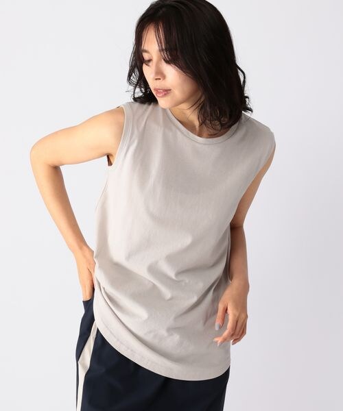 BARNYARDSTORM（バンヤードストーム）の「ドライタッチタンク（トップス・レディース・ホワイト10/グレージュ14/ブラック19/ブラウン50・S(0)/M(1)/(WEB限定) L(2)）」の10枚目の写真