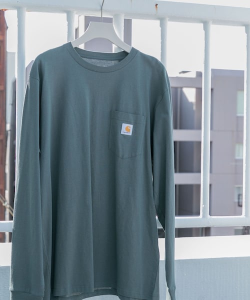 Carhartt（カーハート）の「『WEB/一部店舗限定』carhartt LONG-SLEEVE POCKET T-SHIRTS（その他・メンズ・WHITE/BLACK/KHAKI・M/L/XL）」の3枚目の写真