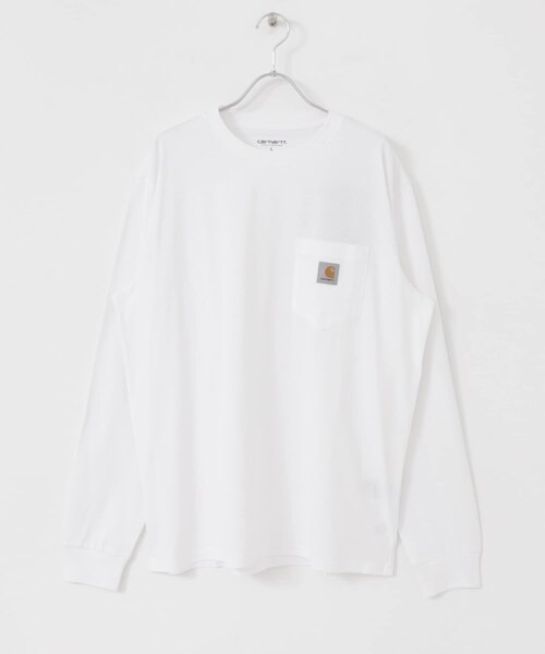 Carhartt（カーハート）の「『WEB/一部店舗限定』carhartt LONG-SLEEVE POCKET T-SHIRTS（その他・メンズ・WHITE/BLACK/KHAKI・M/L/XL）」の4枚目の写真