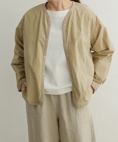 DANTON（ダントン）の「DANTON SHIRTS CARDIGAN（その他・レディース・BEIGE/LT.GREY/CHARCOAL・36）」の7枚目の写真