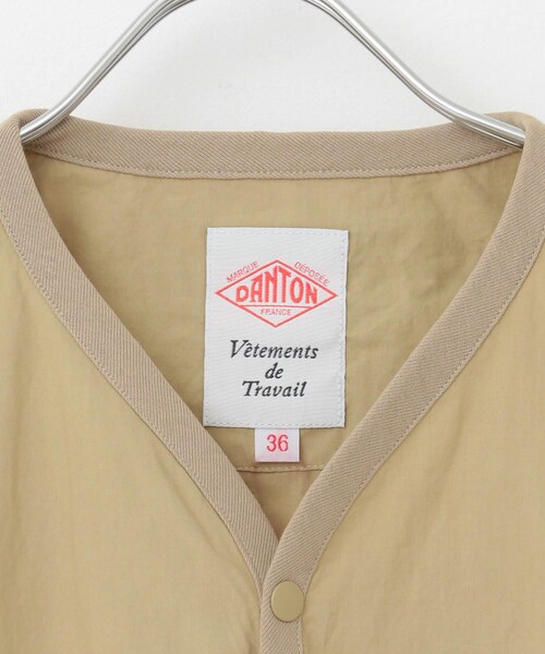 DANTON（ダントン）の「DANTON SHIRTS CARDIGAN（その他・レディース・BEIGE/LT.GREY/CHARCOAL・36）」の14枚目の写真