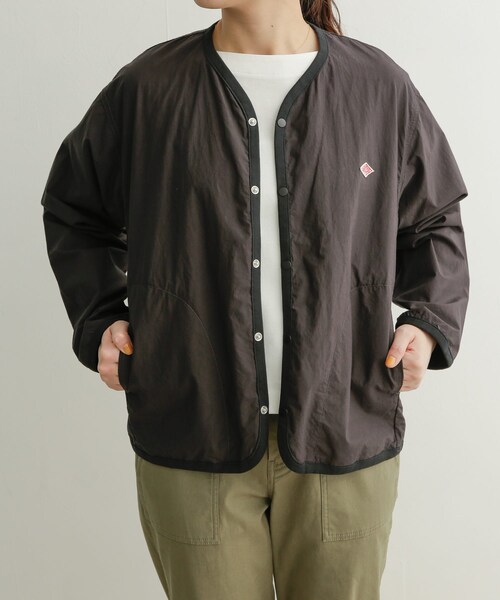DANTON（ダントン）の「DANTON SHIRTS CARDIGAN（その他・レディース・BEIGE/LT.GREY/CHARCOAL・36）」の3枚目の写真
