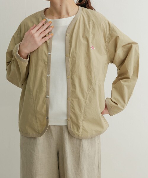 DANTON（ダントン）の「DANTON SHIRTS CARDIGAN（その他・レディース・BEIGE/LT.GREY/CHARCOAL・36）」の6枚目の写真