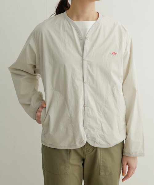 DANTON（ダントン）の「DANTON SHIRTS CARDIGAN（その他・レディース・BEIGE/LT.GREY/CHARCOAL・36）」の5枚目の写真