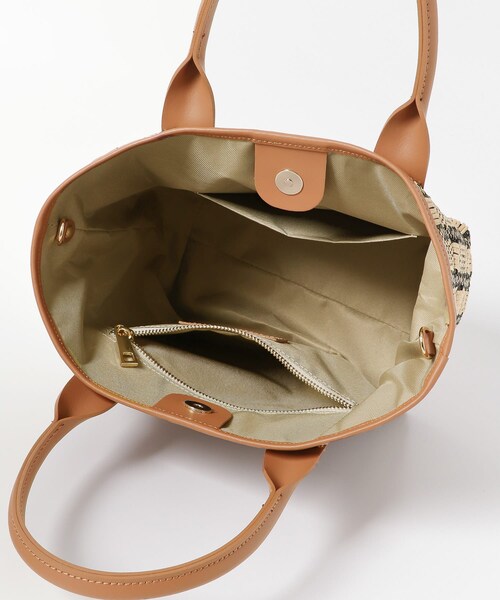 MARCO BIANCHINI(マルコビアンチーニ)の「MARCO BIANCHINI パイピング2wayショルダーバッグ(その他・レディース・キャメル/ブラック・-)」の7枚目の写真