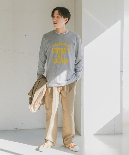 Russell Athletic（ラッセルアスレティック）の「『別注』RUSSELL ATHLETIC×DOORS ロゴプリントロングスリーブTシャツ（その他・メンズ・Ash/White/Black・M/L/XL）」の9枚目の写真