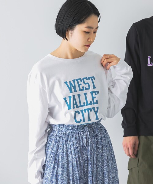 Russell Athletic（ラッセルアスレティック）の「『別注』RUSSELL ATHLETIC×DOORS ロゴプリントロングスリーブTシャツ（その他・メンズ・Ash/White/Black・M/L/XL）」の13枚目の写真