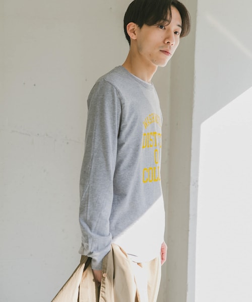 Russell Athletic（ラッセルアスレティック）の「『別注』RUSSELL ATHLETIC×DOORS ロゴプリントロングスリーブTシャツ（その他・メンズ・Ash/White/Black・M/L/XL）」の8枚目の写真