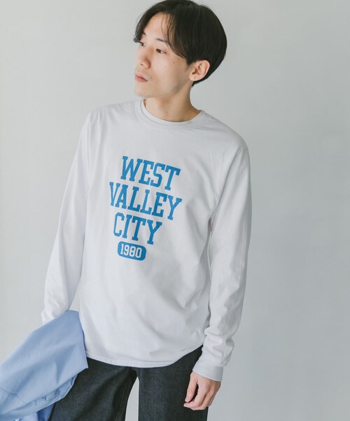 Russell Athletic（ラッセルアスレティック）の「『別注』RUSSELL ATHLETIC×DOORS ロゴプリントロングスリーブTシャツ（その他・メンズ・Ash/White/Black・M/L/XL）」の15枚目の写真