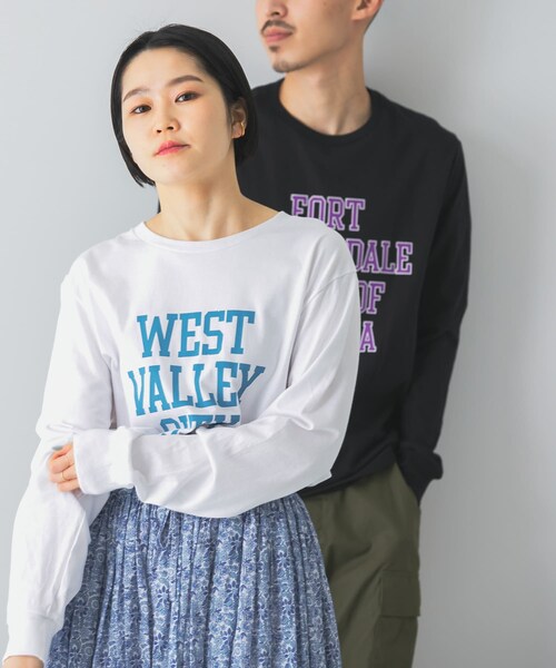 Russell Athletic（ラッセルアスレティック）の「『別注』RUSSELL ATHLETIC×DOORS ロゴプリントロングスリーブTシャツ（その他・メンズ・Ash/White/Black・M/L/XL）」の12枚目の写真