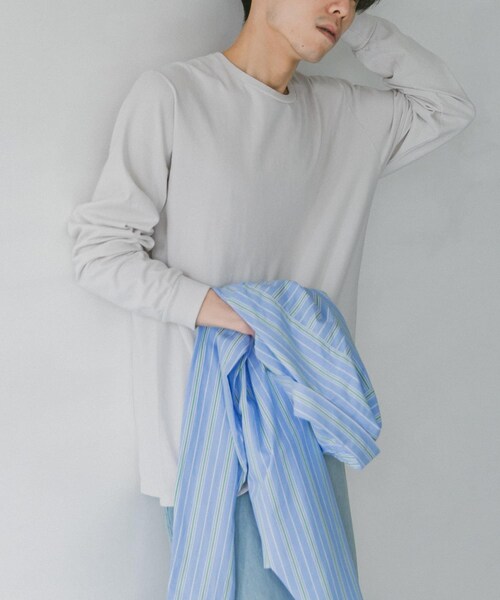 Russell Athletic（ラッセルアスレティック）の「『別注』RUSSELL ATHLETIC×DOORS オーバーダイロングスリーブTシャツ（その他・メンズ・Y.Green/Greige/Turquoise・L/XL）」の15枚目の写真