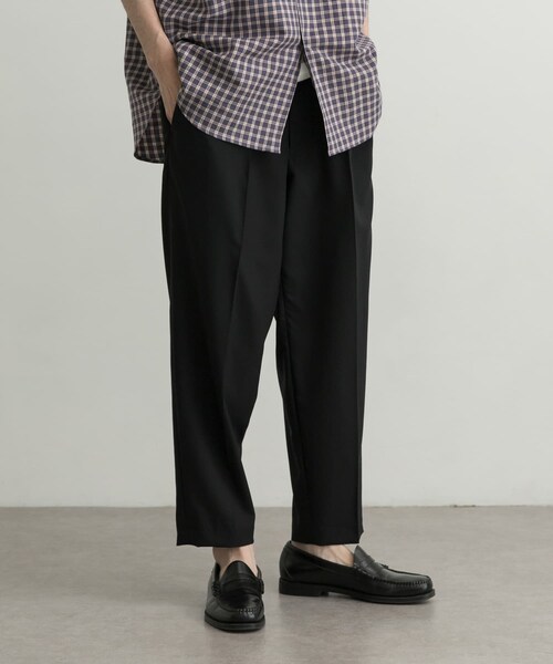 Scye Tropical Pleated Trousers
